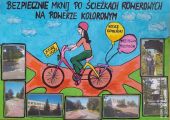 Konkurs Plastyczny „Bezpiecznie na rowerze", 