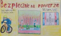 Konkurs Plastyczny „Bezpiecznie na rowerze", 