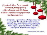 ZAKODOWANE ŻYCZENIA OD KLASY 1 a, 