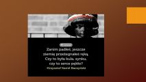Szkolny Konkurs na prezentację multimedialną „PATRONI ROKU 2021”, 