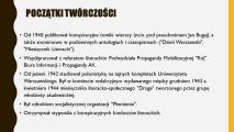 Szkolny Konkurs na prezentację multimedialną „PATRONI ROKU 2021”, 