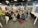 Lekcja biblioteczna w Poczytalni, 