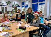 Lekcja angielskiego w świątecznej odsłonie w klasie 4a, 