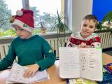 Lekcja angielskiego w świątecznej odsłonie w klasie 4a, 