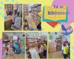 Wizyta w bibliotece szkolnej,